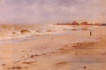  Merritt Tableau - Vue côtière impressionnisme paysage William Merritt Chase Beach